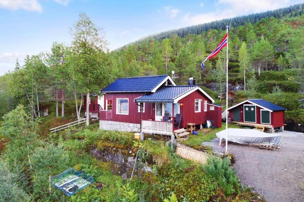 Cozy Cabin With A Great View Skamdal ภายนอก รูปภาพ